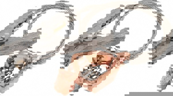 19 AWG, 5 Ft., Alligator Clip, Hand Clamp, Grounding Cable with Clamps